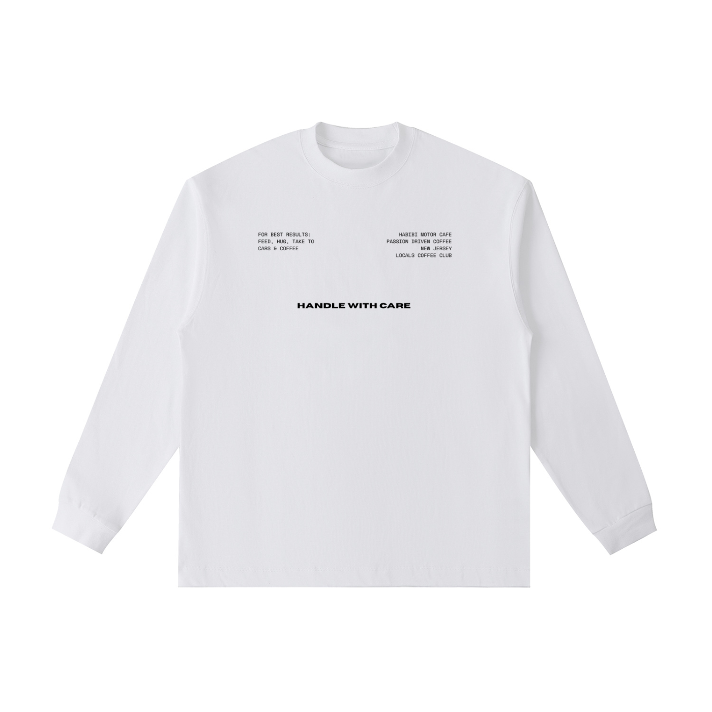 Habibi Care Instructions Long Sleeve Tee