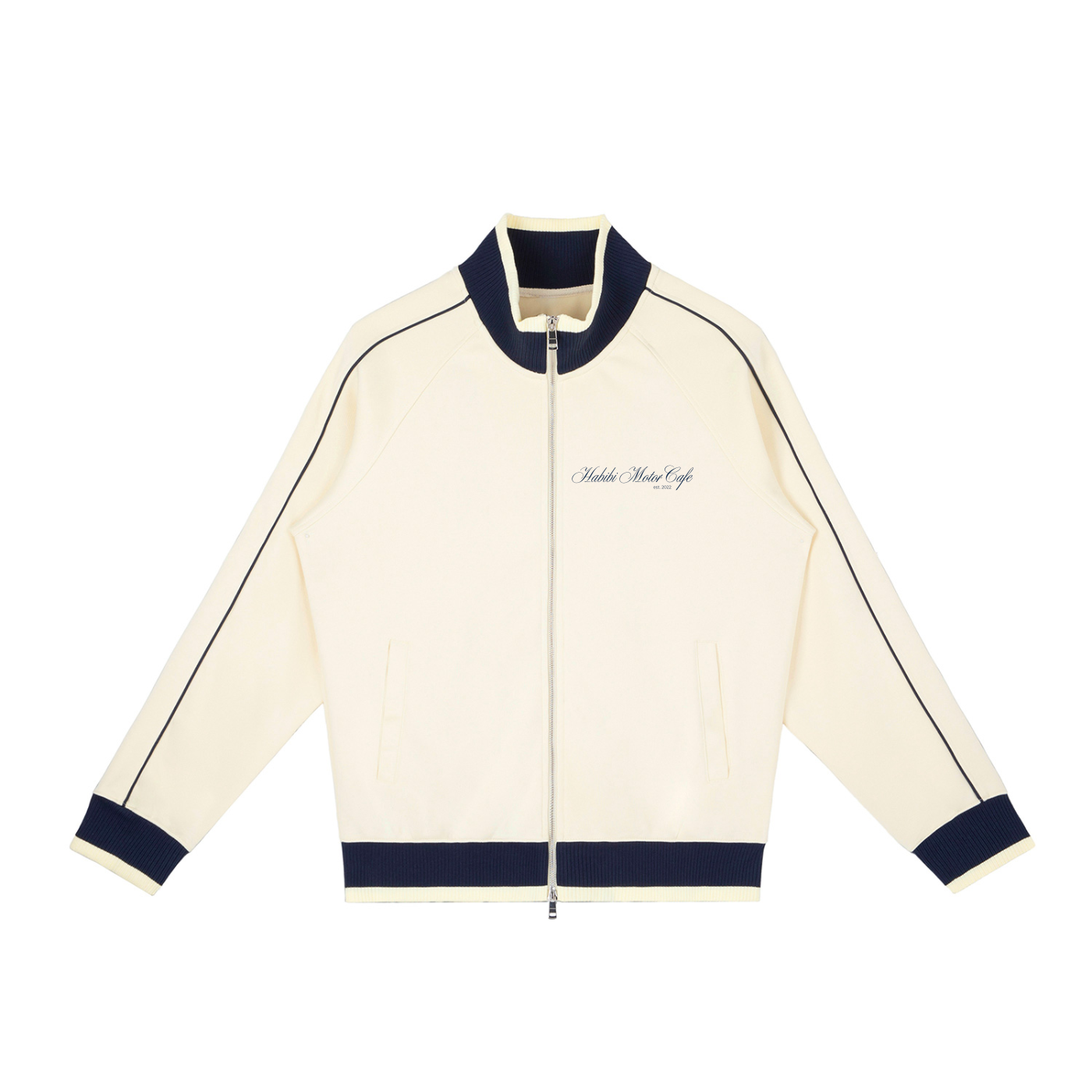 Habibi Raglan Sleeve Zip Track Jacket