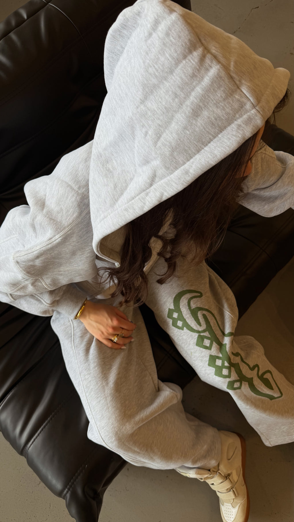 Habibi Fleece Zip Hoodie