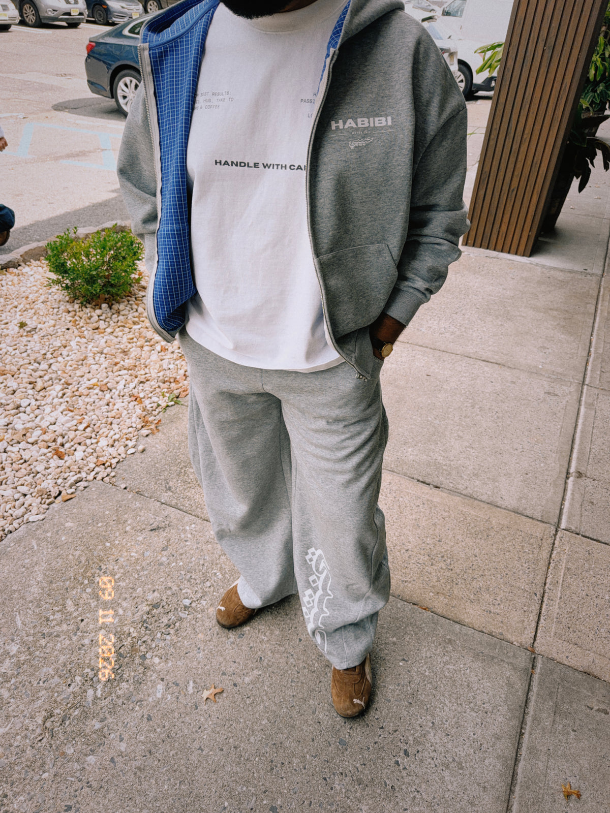 Plaid Barrel Sweatpants