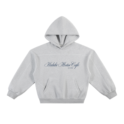 Habibi Stitched Boxy Fleece Hoodie