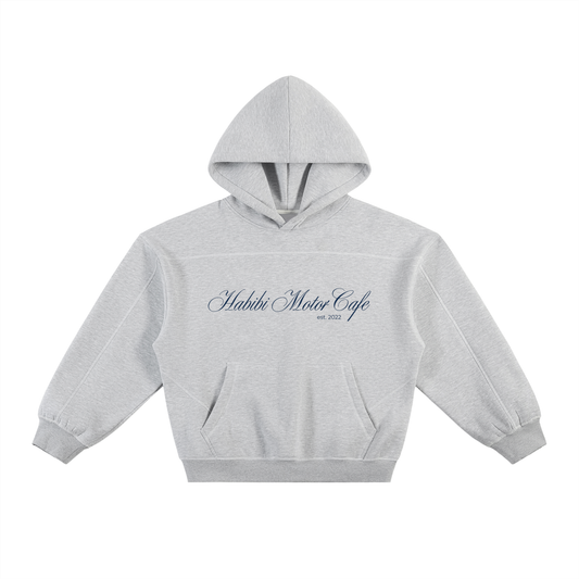 Habibi Stitched Boxy Fleece Hoodie