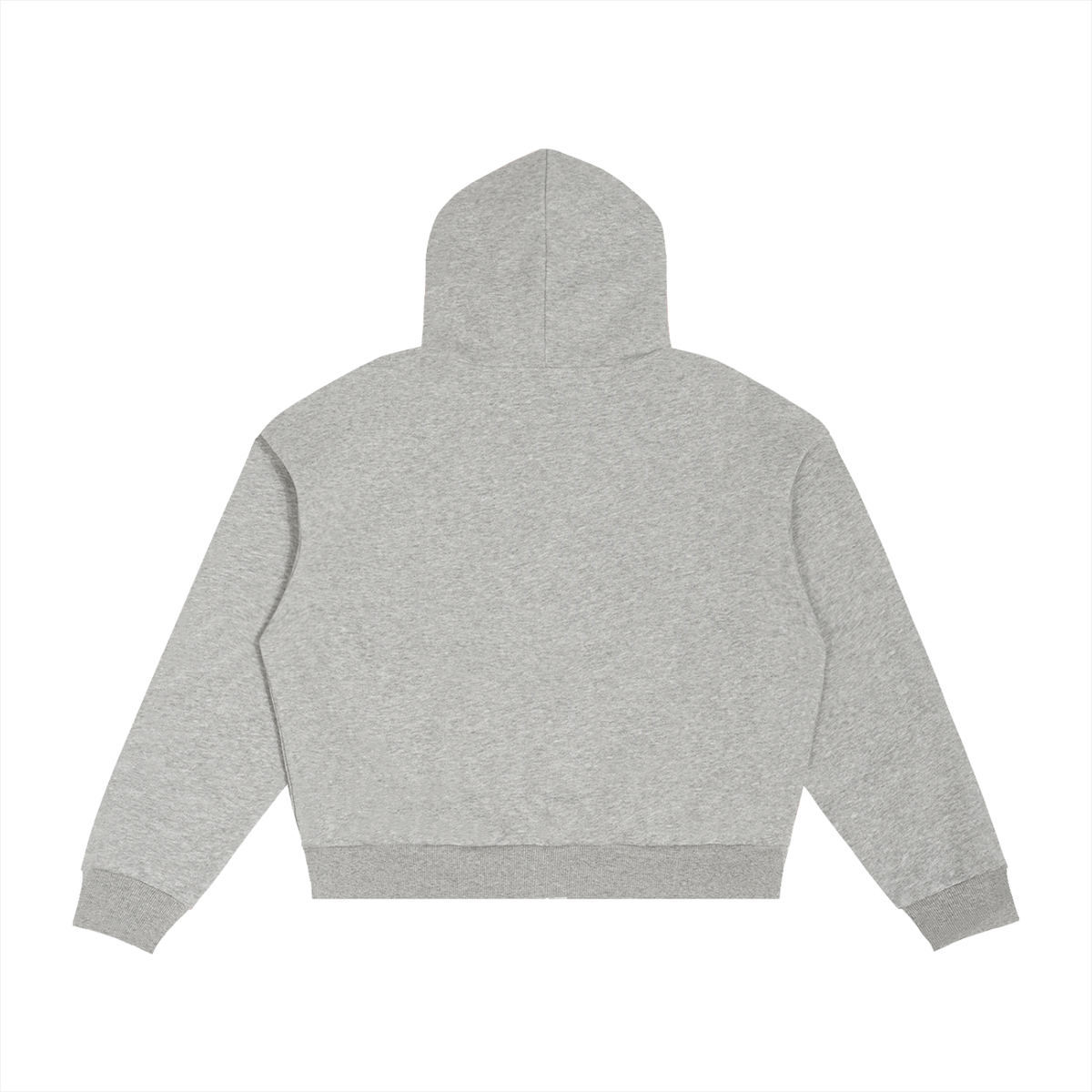 Plaid Boxy Zip Hoodie