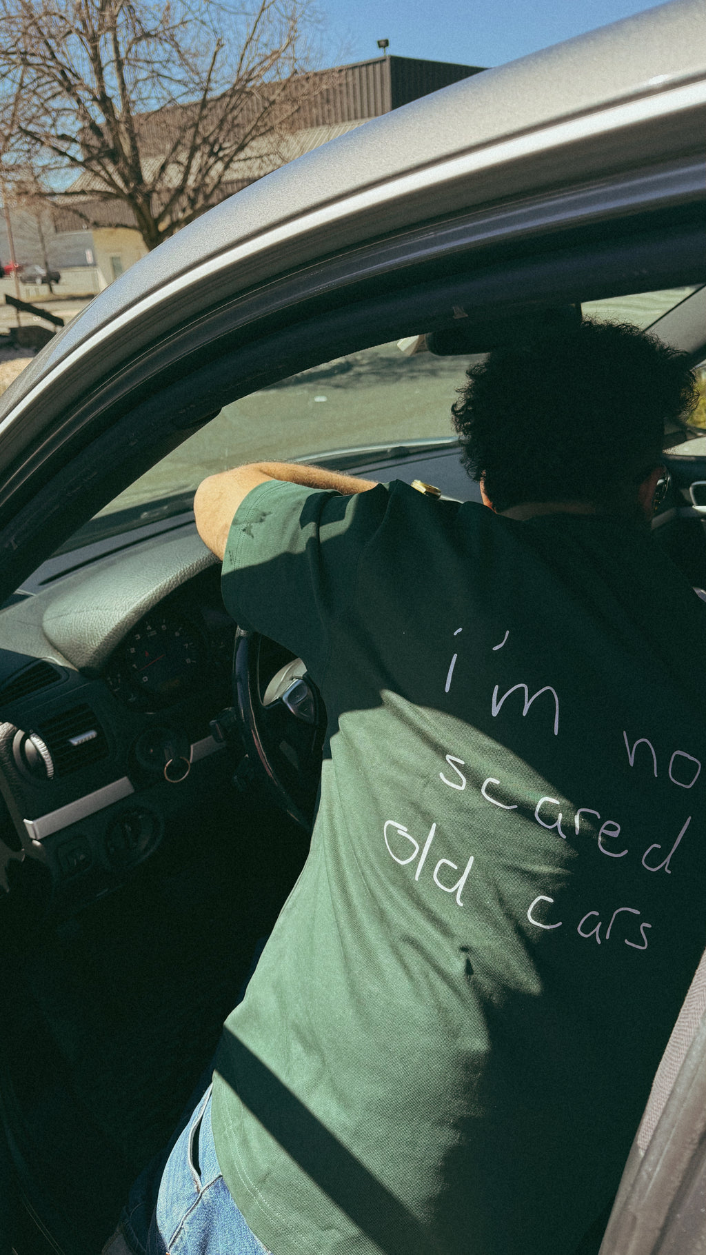 Im Not Scared Of Old Cars Boxy Tee