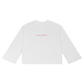 Embrace Imperfection Waffle Raw Edge Long Sleeve