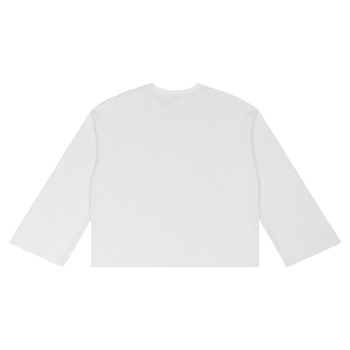 Embrace Imperfection Waffle Raw Edge Long Sleeve
